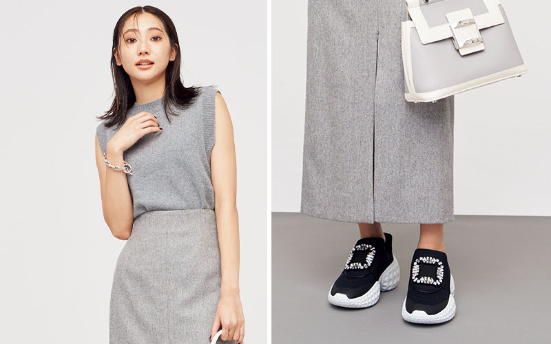 ハイブランドのスニーカーが気になる！定番コーデにロジェ ヴィヴィエ