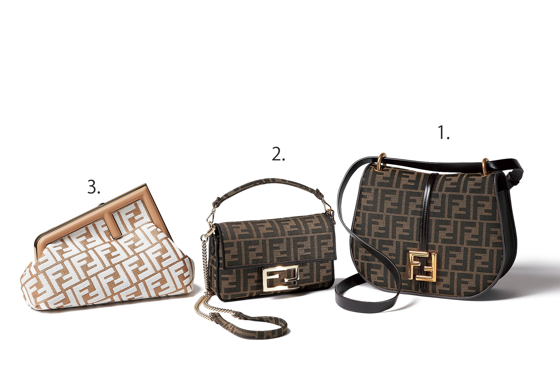 フェンディ「FFロゴ」】憧れブランドで発見！最新モノグラム人気バッグ