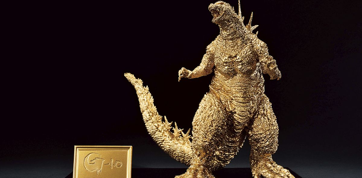 ゴジラ-1.0』アカデミー賞で話題“金のゴジラ”を再現！受注販売決定