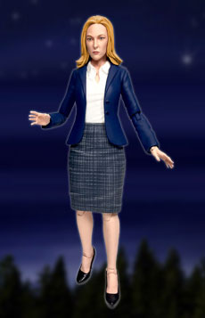 X-ファイル』アクションフィギュア【X-ファイル セレクト】ダナ