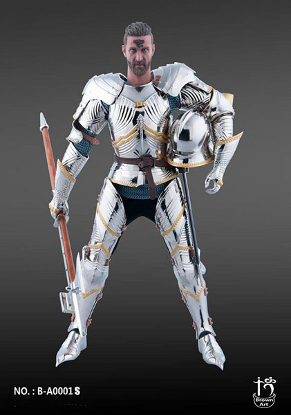 1/6 ゴシックアーマーナイト (SILVER Ver.) アクションフィギュア(B