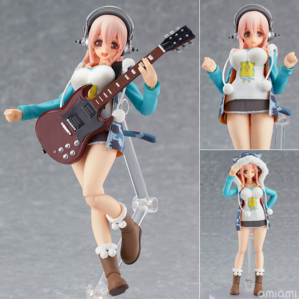 中古】(本体A/箱B)figma すーぱーそに子 虎パーカーver
