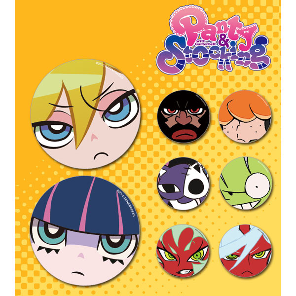 パンティ＆ストッキングwithガーターベルト トレーディング缶バッジ 8