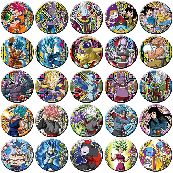ドラゴンボール超 ドでか缶バッジ-超極- 25個入りBOX[Brujula]【送料