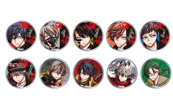 桃源暗鬼 原作 キャラウム カフェ Vol.6 缶バッジ 桃華月詠 セット