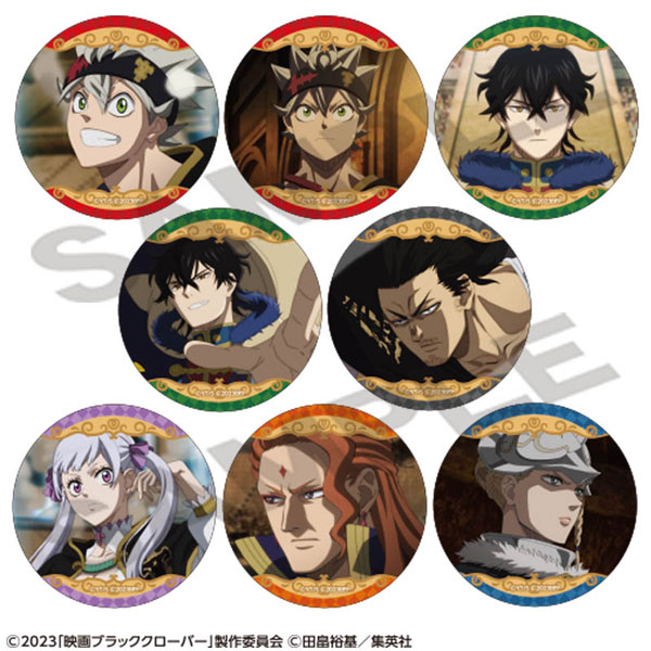 ブラッククローバー】ユノ 魔法帝の剣 トレーディング缶バッジ