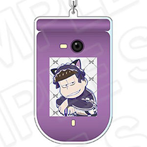 おそ松さん ガラケーキーホルダー 一松 ジャージメイド ver