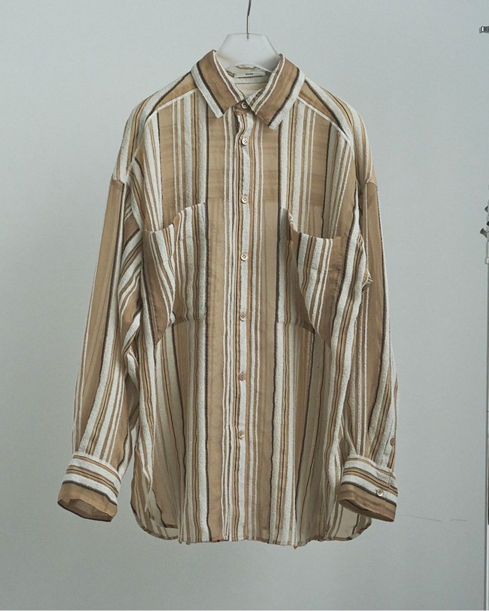 ànuke online store（アンヌーク） / Sheer Stripe ShirtsSheer Stripe