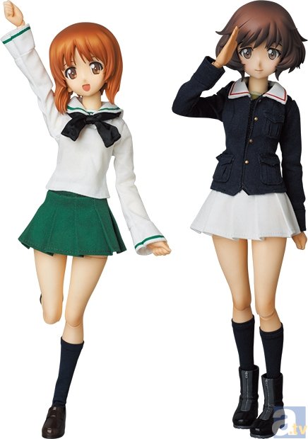 RAHシリーズに『ガルパン』の「西住みほ」「秋山優花里」が登場