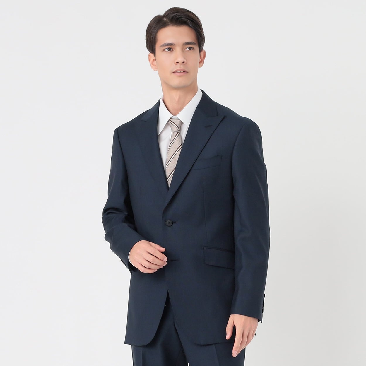 イタリア生地ピークドラペルスーツ メンズ | イオンスタイルオンライン