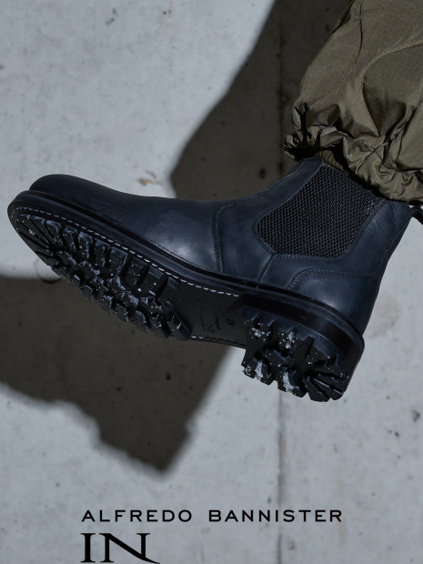 札幌別注】タンクソール サイドゴアブーツ｜alfredoBANNISTER