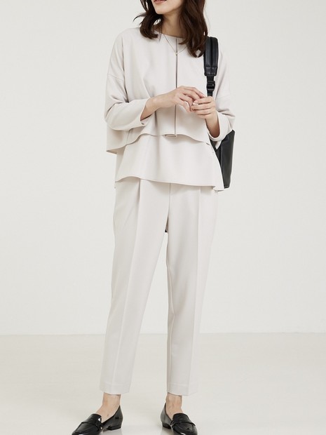 エニデイカセット】バックフレアーセットアップ｜abahouse mavie