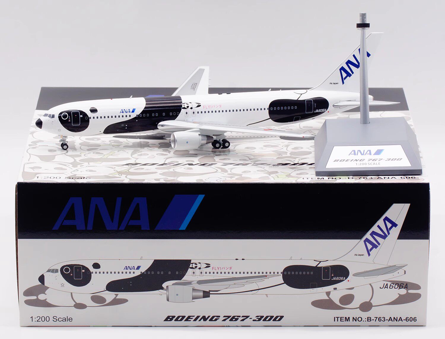 B-Models 1/200 ANA Boeing 767-300ER JA606A B-763-ANA-606 Finished