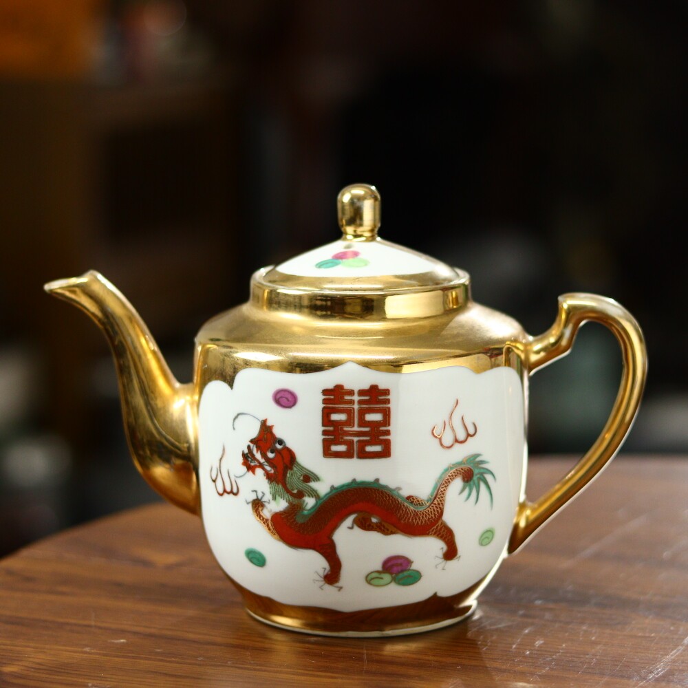 中国美術 大清同治年製 帽筒陶器 龍鳳呈祥 年代品 骨董 中国美術 大清