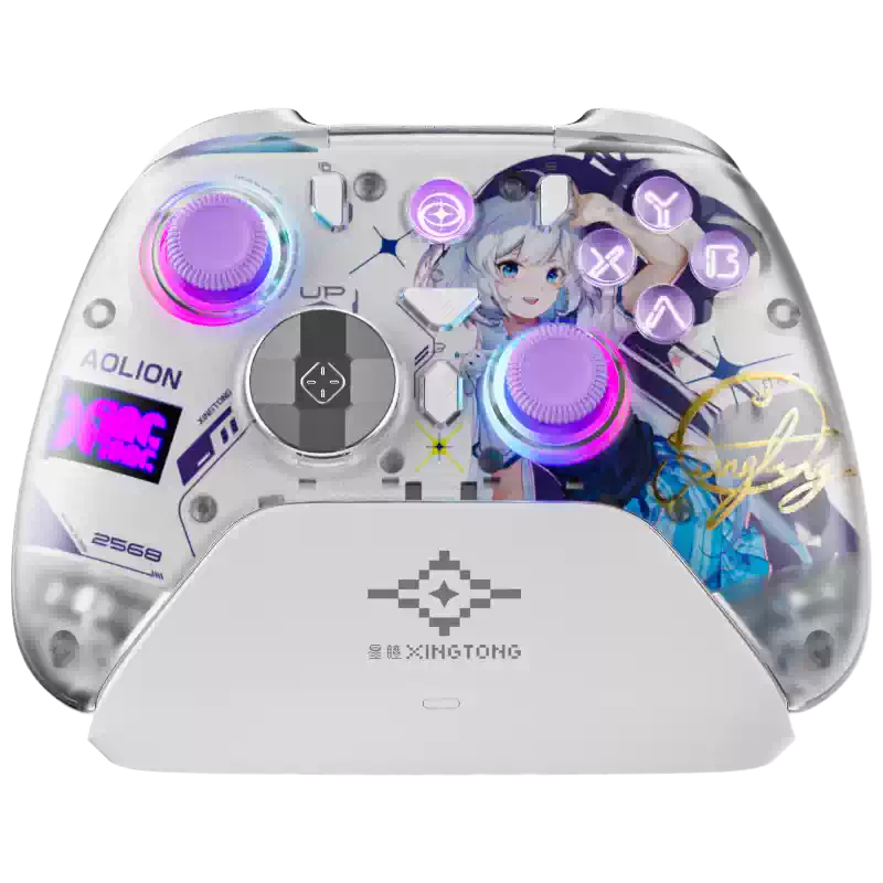 AOLION澳加狮K20游戏手柄星瞳联名款无线手柄支援PC Switch2 iOS安卓