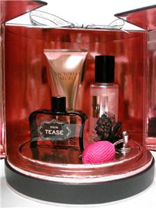 VICTORIA'S SECRET NOIR TEASE GIFT SET EAU PARFUME, SHIMMER BODY