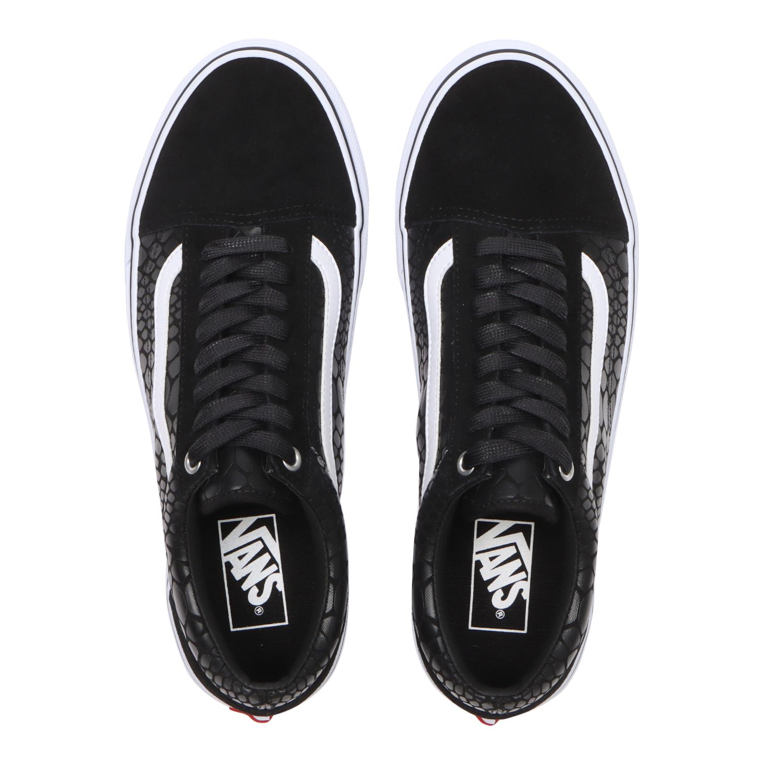 VANS】 ヴァンズ OLD SKOOL オールドスクール V36CF SNK BLACK/SNAKE