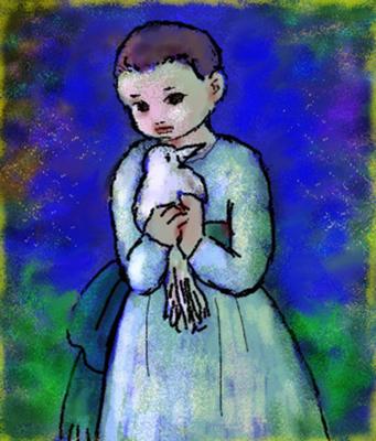 確か、ピカソの絵の模写だと思う。（昔描いた物） - 読書メーター