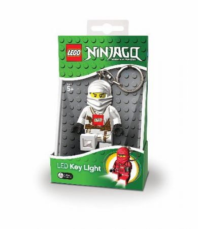 Mini Torch Minifigure Flashlight Key Chain NINJAGO Zane : Gear