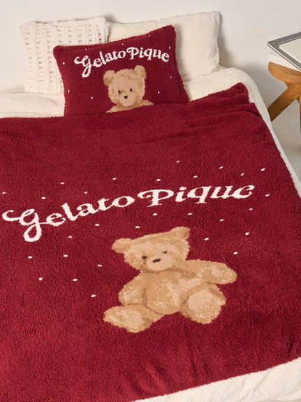 Sleep】【HOLIDAY】 スノーベア ジャガードマルチカバー(ブランケット