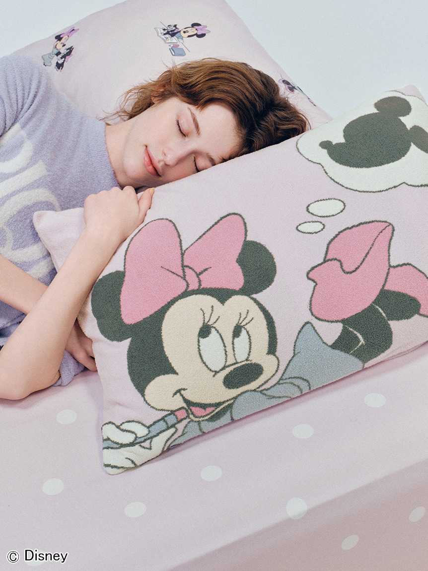 Sleep】Mickey&Minnie / ジャガードピローケース(枕カバー)｜ルーム