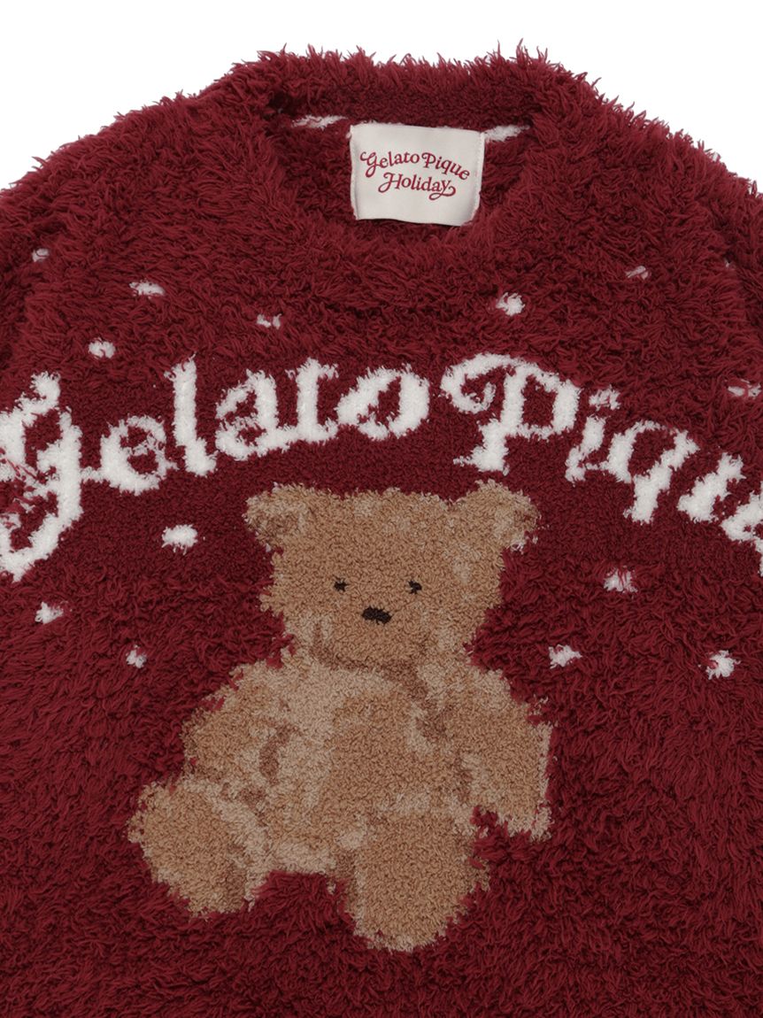 HOLIDAY】【JUNIOR】ジェラートスノーベアジャガードプルオーバー