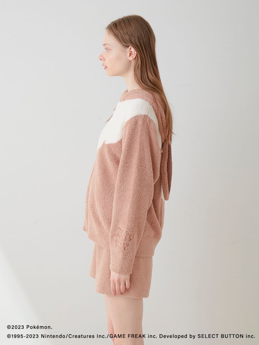 ポケモンスリープ】ベビモコ イーブイ パーカ＆ショートパンツセット