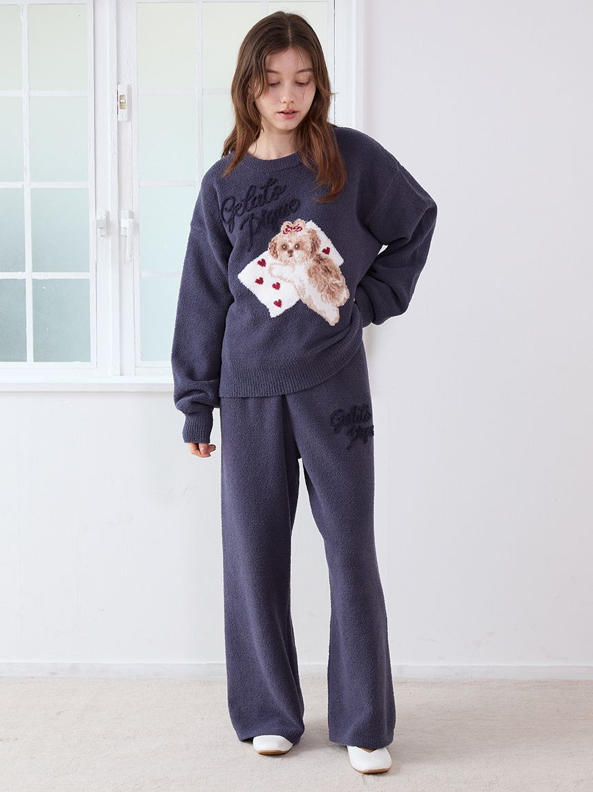 シーズージャガードプルオーバー(ニットプルオーバー)｜ルームウェア