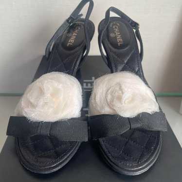 Chanel camellia sandals 36 - Gem