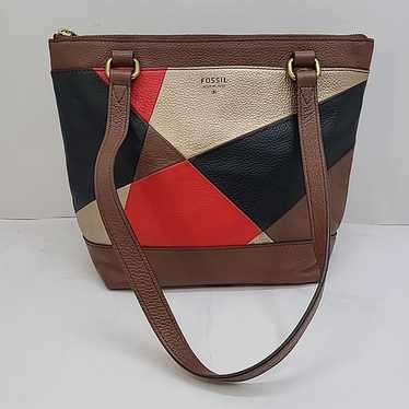 Fossil handbag purse patchwork - Gem