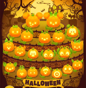 ツムツム】ハロウィンイベント(キャンディをカボチャにいっぱい集め