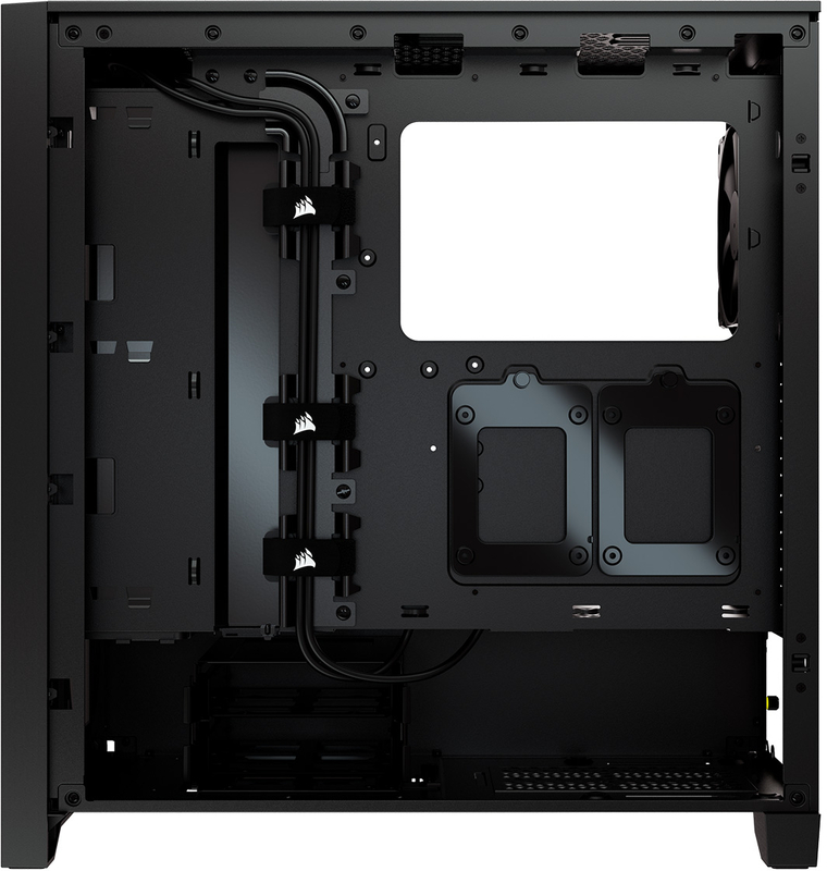 Caixa E-ATX Corsair 4000D Airflow Preto Vidro Temperado | Globaldata