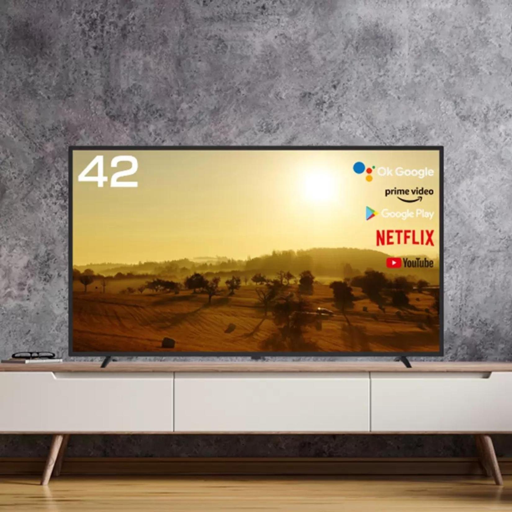 Prometheus 42型のフルHDテレビ UQPMAN42FHD アンドロイド搭載