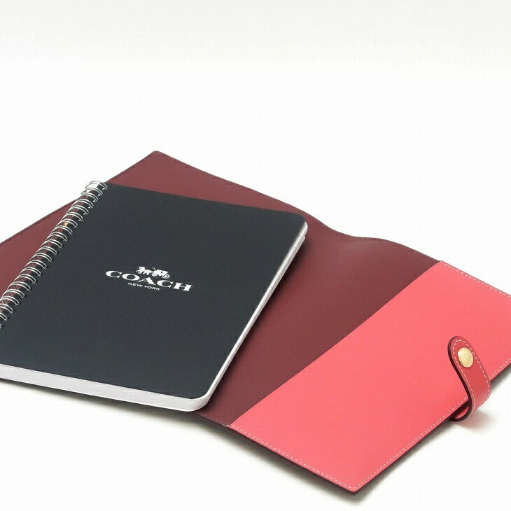 コーチ COACH ブックカバー ノートカバー メンズ ノートブック ノート