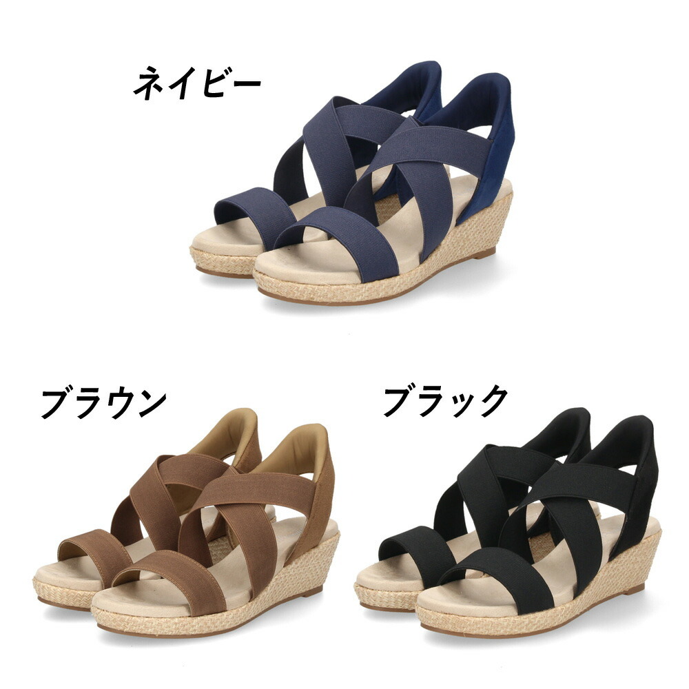 サンダル レディース ハンズフリー スリッポン スリップイン 立った