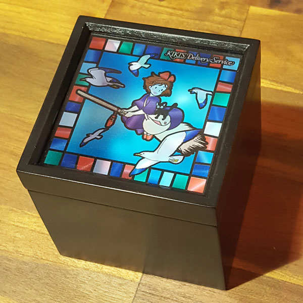 ステンドグラス風 ボックスオルゴール (魔女の宅急便) ルージュの伝言