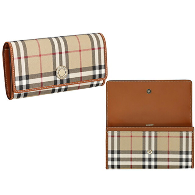 バーバリー 長財布 レディース ブランド BURBERRY チェック 8094421