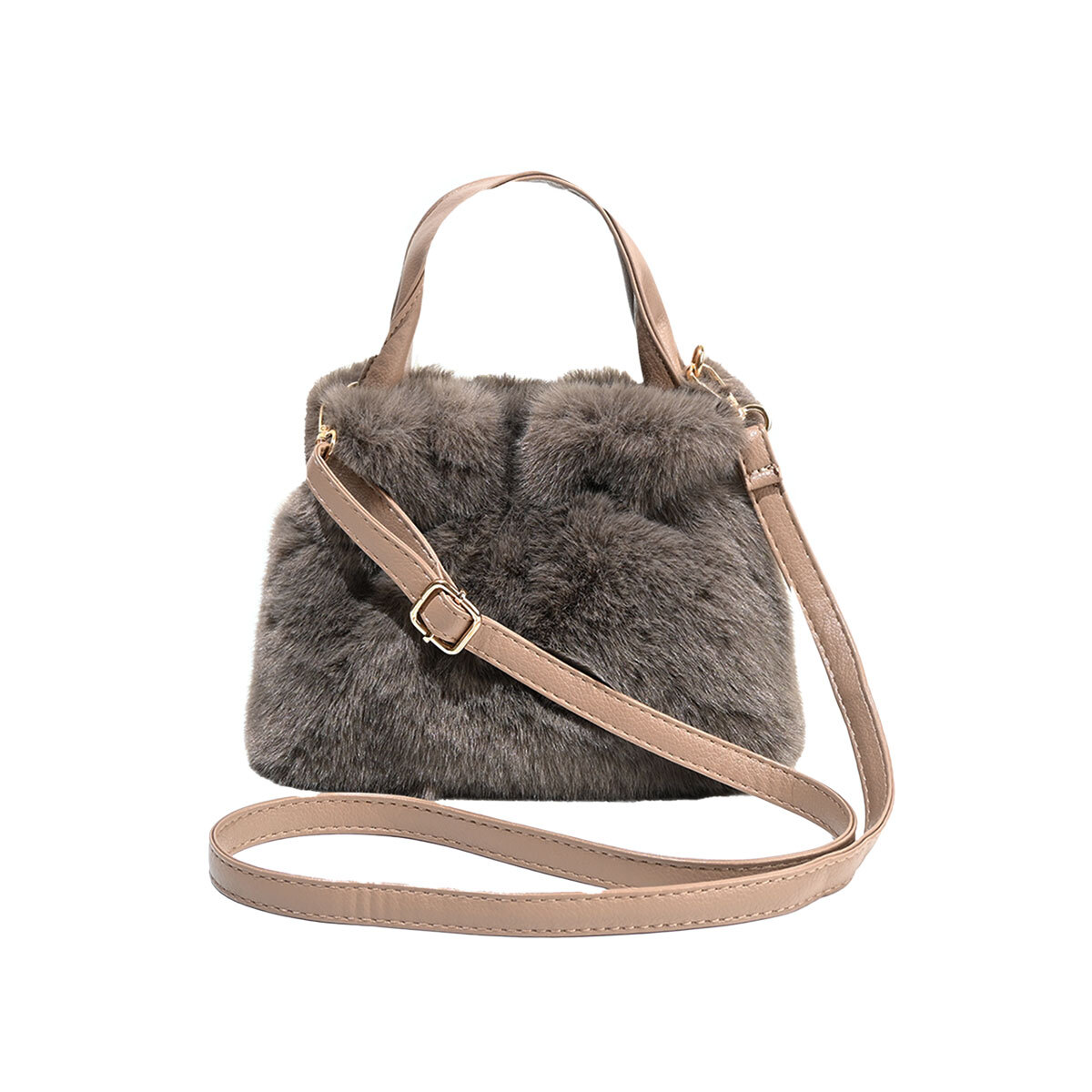 ファーバッグ ショルダーバッグ レディース 斜めがけ 大人 軽量 斜