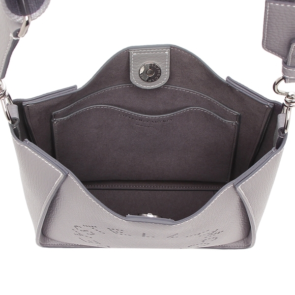 ステラマッカートニー ショルダーバッグ ロゴ グレー レディース