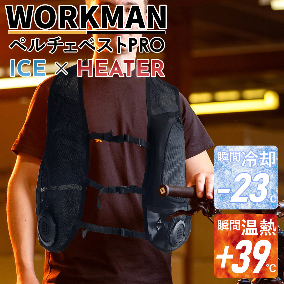 WindCore PRO model 冷暖房クールベスト WORKMAN WindCore PRO model