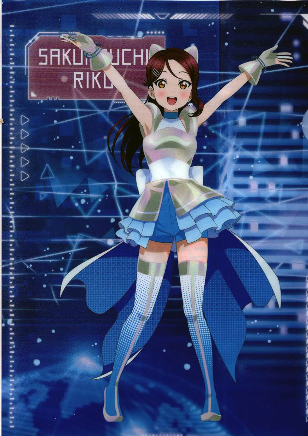 桜内梨子)クリアファイル ラブライブサンシャイン 初音ミク コラボ【A4