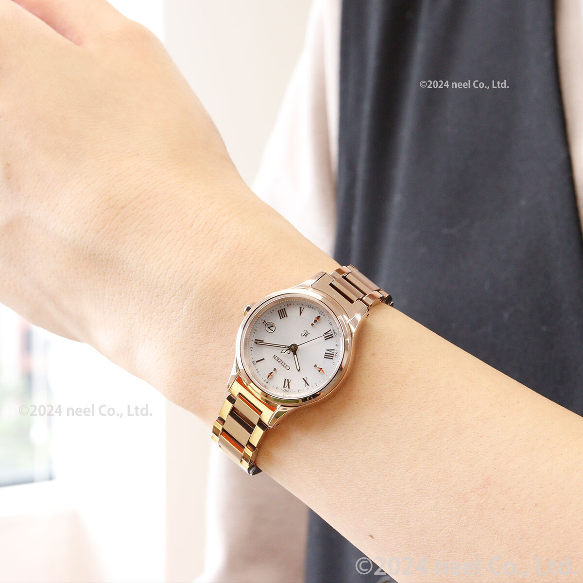 シチズン クロスシー エコドライブ 電波時計 xC ES9497-96A ティタニア