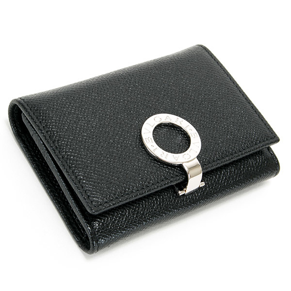 名入れ】 ブルガリ カードケース スリム メンズ ブランド 本革 BVLGARI