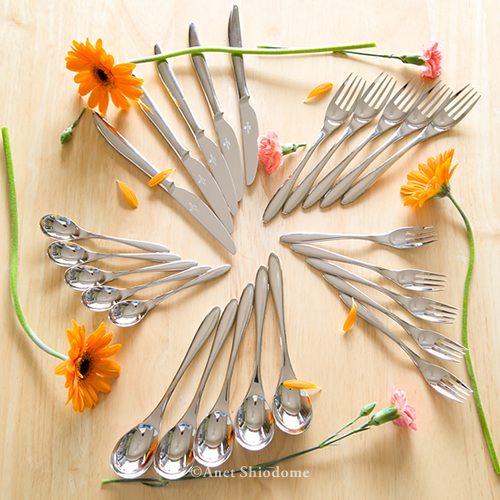 国産カトラリーのトップブランドラッキーウッド マリール ディナー