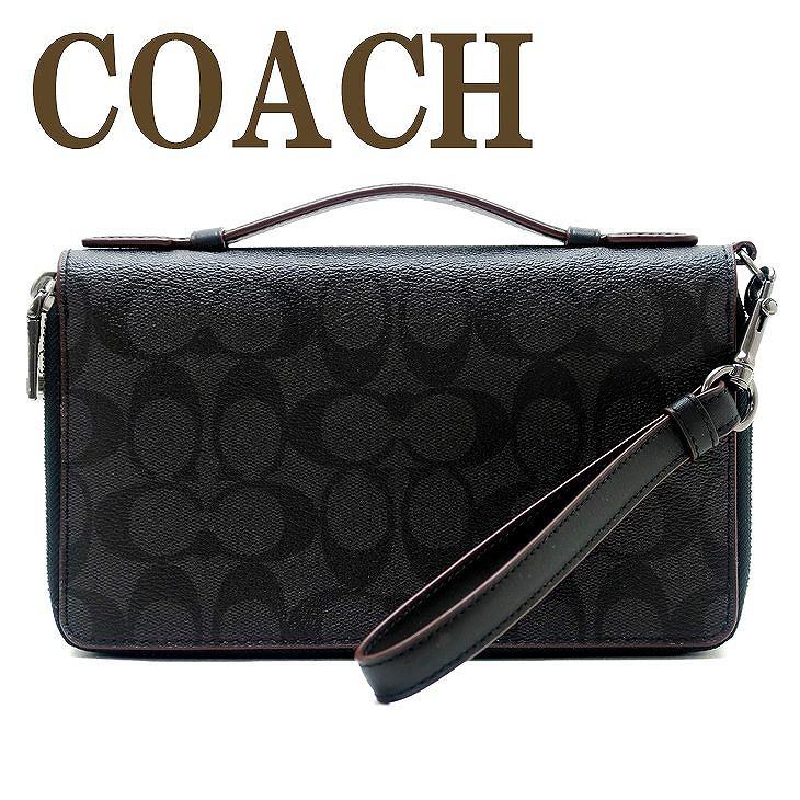 コーチ COACH 財布 メンズ セカンドバッグ ポーチ 長財布 パスポート