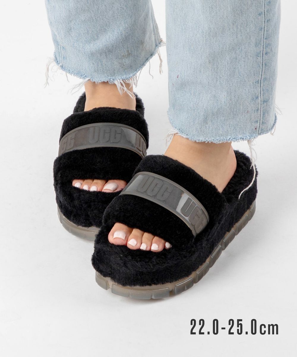 アグ UGG 1131971 サンダル フラッフィータ クリア レディース