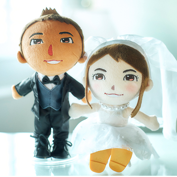 結いぐるみ】【新郎新婦2人セット】【専用パッケージに入れて発送