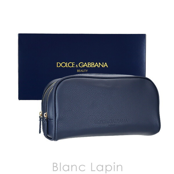 ノベルティ】 ドルチェ＆ガッバーナ D&G Wジップポーチ #ネイビー