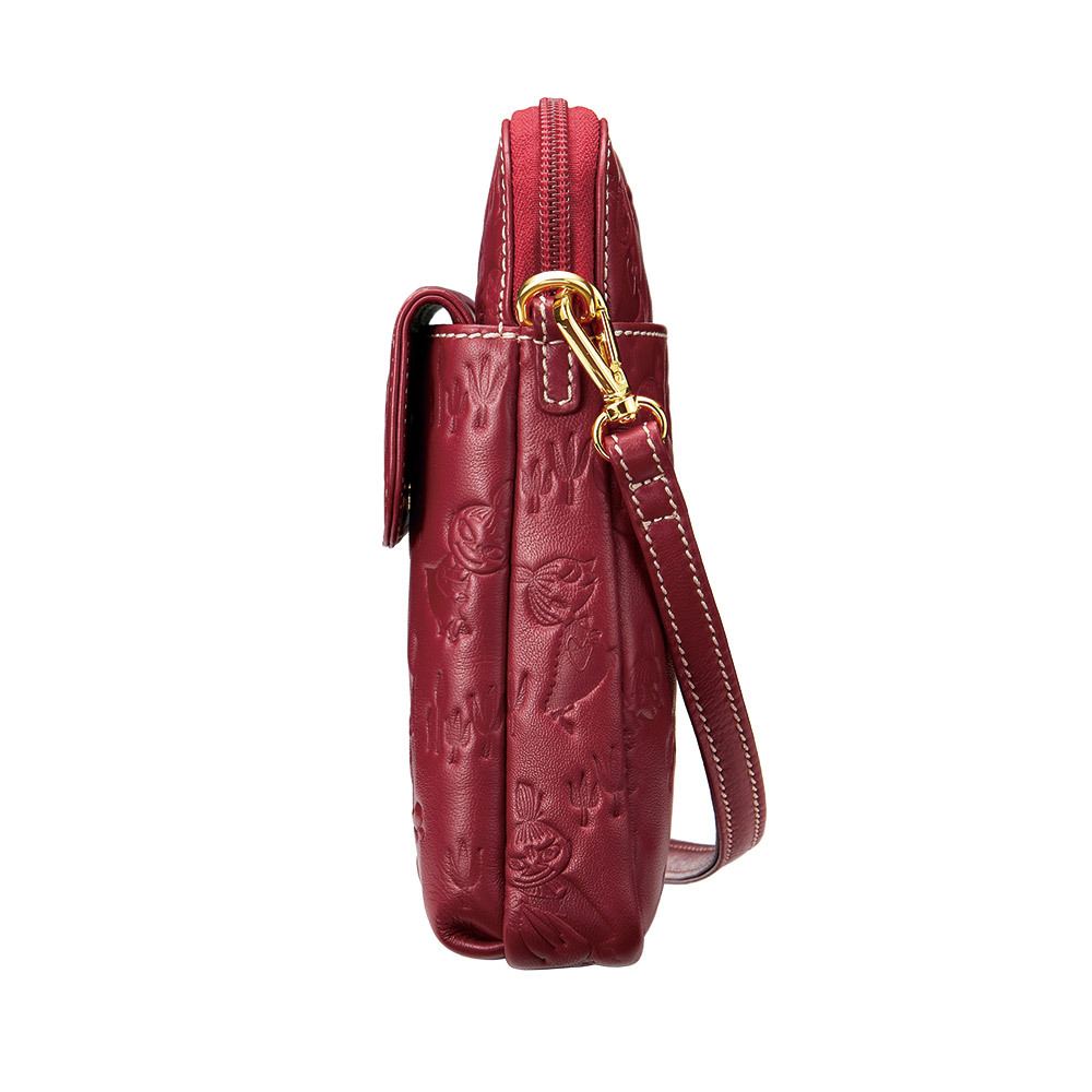 ムーミン リトルミイ ラム革 スマホポシェット MOOMIN おしゃれ