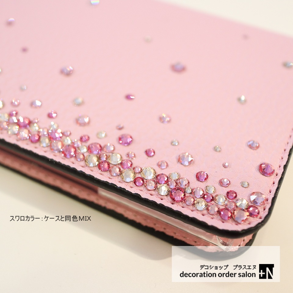 全機種対応 人気のスワロフスキー手帳型カバー スマホケース